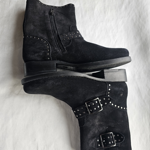 Frye Vicky Stud Engineer Boots Sz 8.5 - Picture 11 of 14
